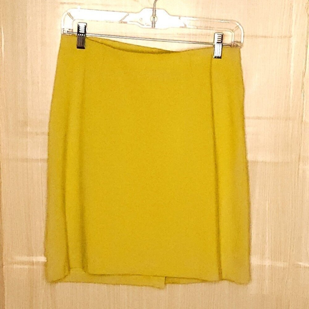 J. Jill Womens Green Knit Elastic Waist Pencil Knit Skirt XS
